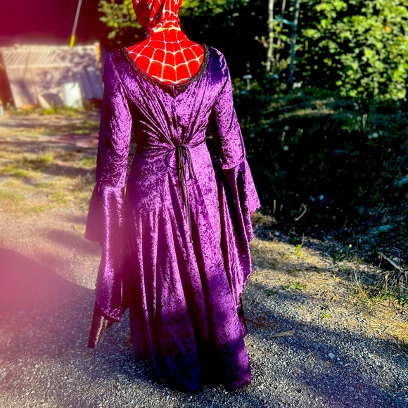 Renaissance dress. Small- large Witch dress. Velvet - Picture 1 of 3
